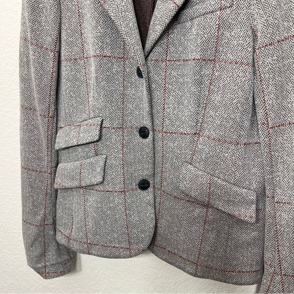 rag & bone Slade Check Print Blazer size 14 - Picture 7 of 13